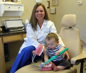 Great with children, Dentist Kasi Franck provides Roseville family dental services at her local dentist office.